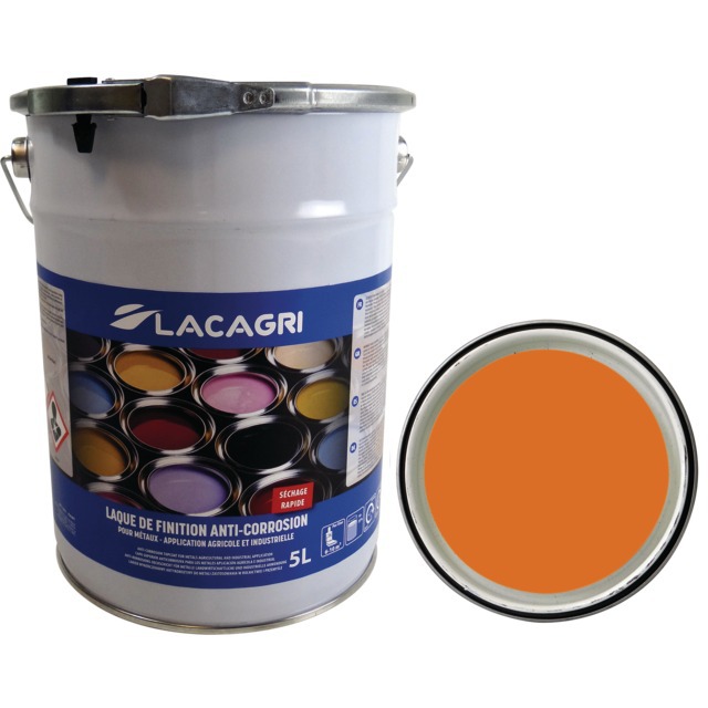 Peinture de Finition Orange Amazone Seau 5L Lacagri référence fournisseur 1676674